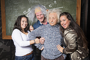 Fotoshooting mit Einstein