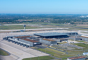 Bird’s eye view Series of aerial views of BER and Berlin-Schönefeld Airport